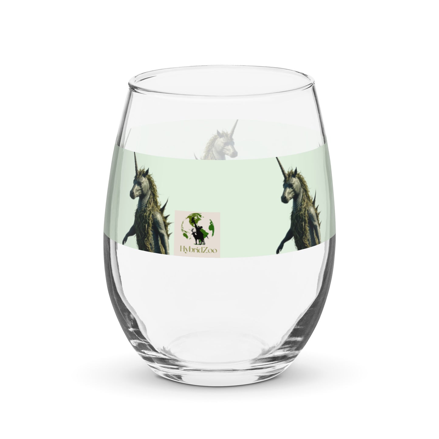 Stemless wine glass