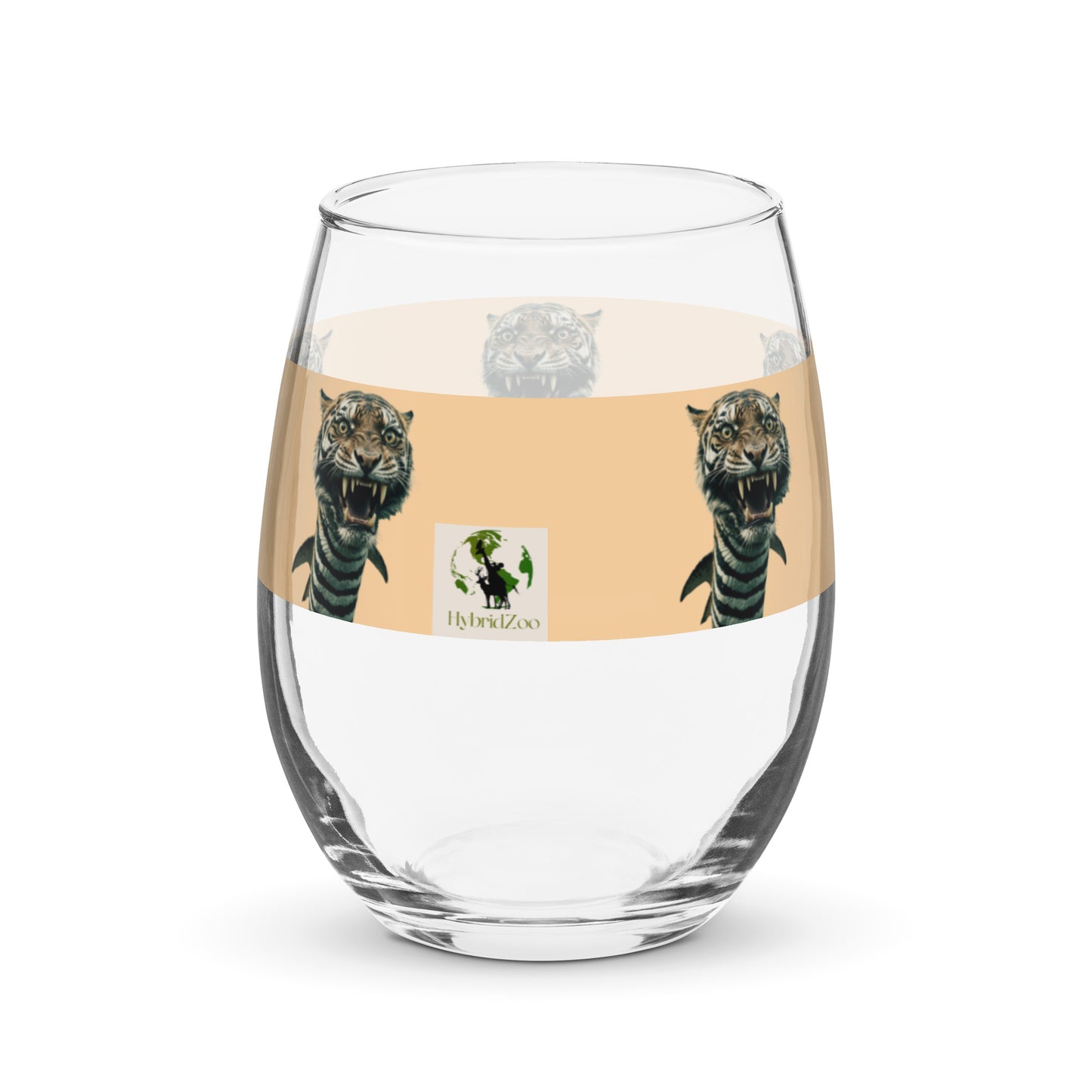 Stemless wine glass