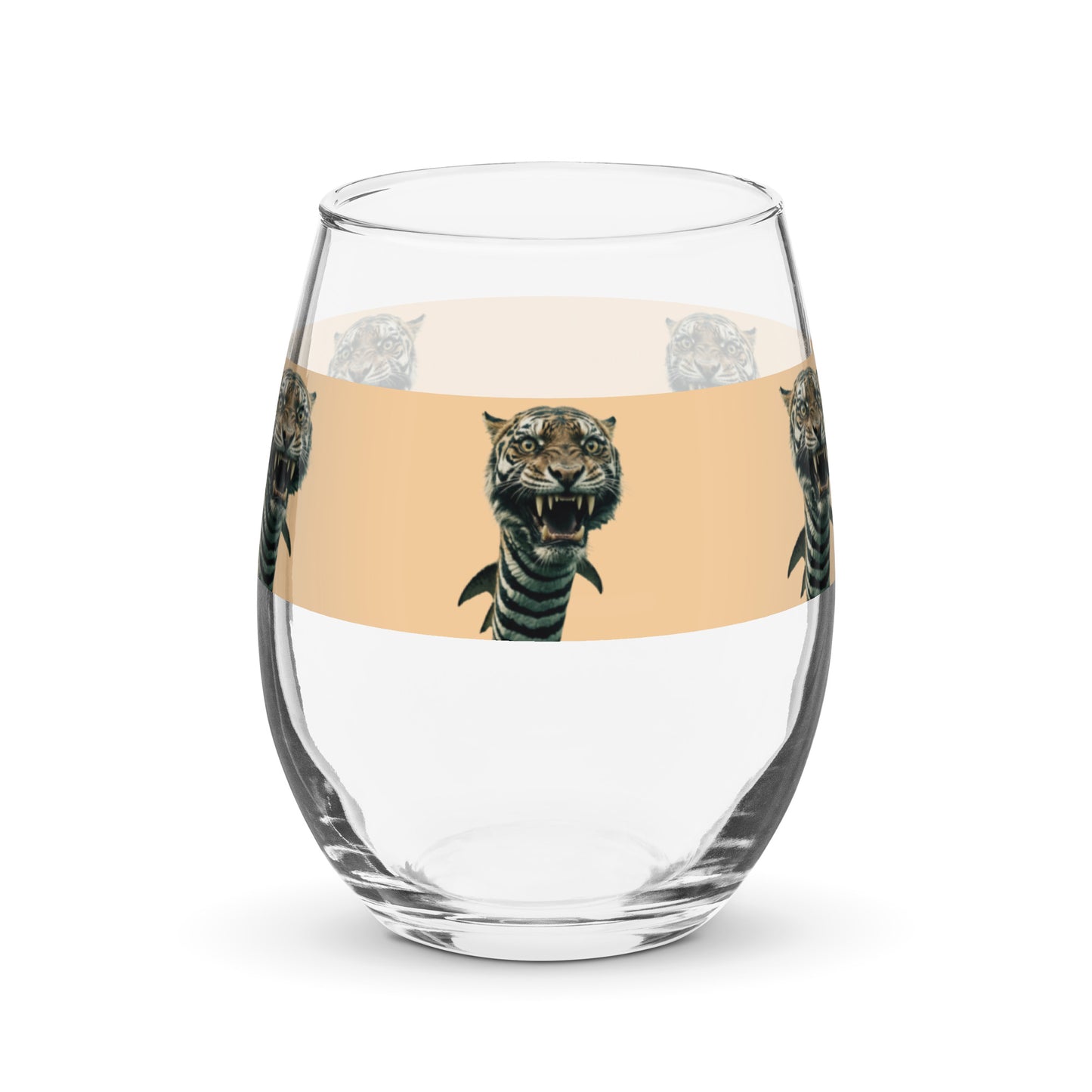 Stemless wine glass